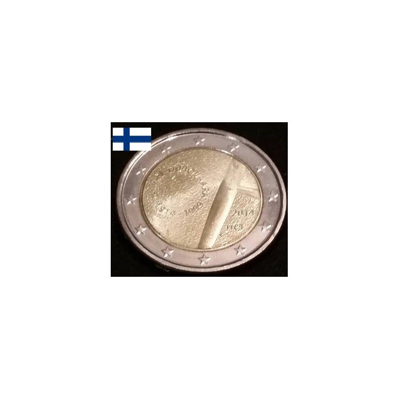 2 euros commémorative Finlande 2014 Ilmari Tapiovaara piece de monnaie €