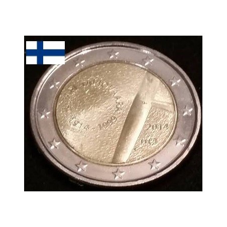 2 euros commémorative Finlande 2014 Ilmari Tapiovaara piece de monnaie €