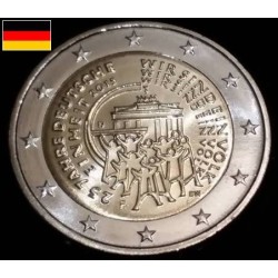 2 euros commémorative Allemagne 2015 25ans réunification piece de monnaie €