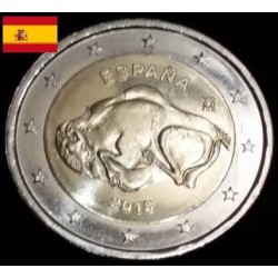 2 euros commémorative Espagne 2015 Grotte d'Altamira piece de monnaie €