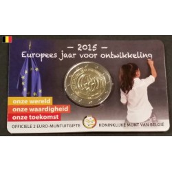 2 euros commémorative Belgique 2015 année du développement version flamande