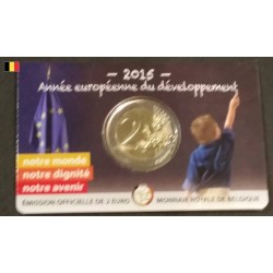 2 euros commémorative Belgique 2015 année du développement version flamande