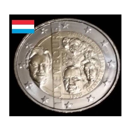 2 euros commémorative Luxembourg 2015 125 ans de la dynastie de Nassau-Weilbourg piece de monnaie €