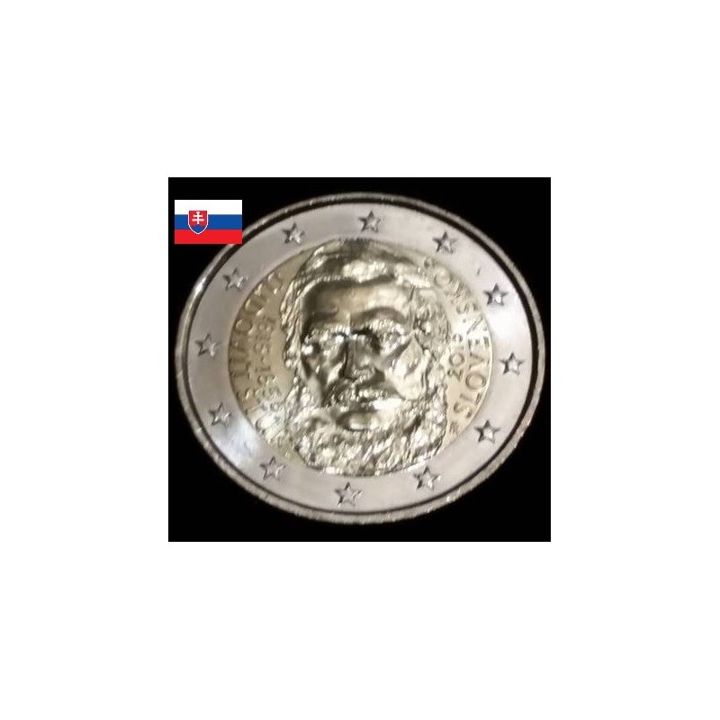 2 euros commémorative Slovaquie 2015 Ludovit Stur piece de monnaie €