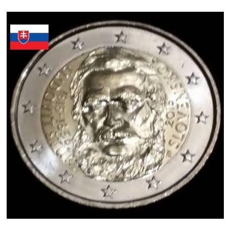 2 euros commémorative Slovaquie 2015 Ludovit Stur piece de monnaie €