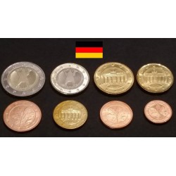 Série d'Euro d' Allemagne pieces de monnaie