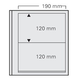 Feuilles Spécial-dual 612, 2 compartiments