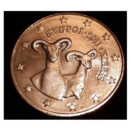 Pièce de 5 centimes d'Euro Chypre
