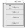 Feuilles Spécial-dual 614, 4 compartiments