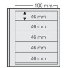 Feuilles Spécial-dual 615, 5 compartiments