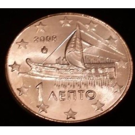 Pièce de 1 centime d'Euro Grèce