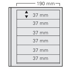 Feuilles Spécial-dual 616, 6 compartiments