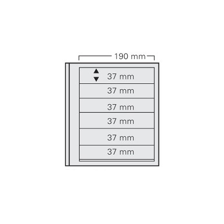 Feuilles Spécial-dual 616, 6 compartiments