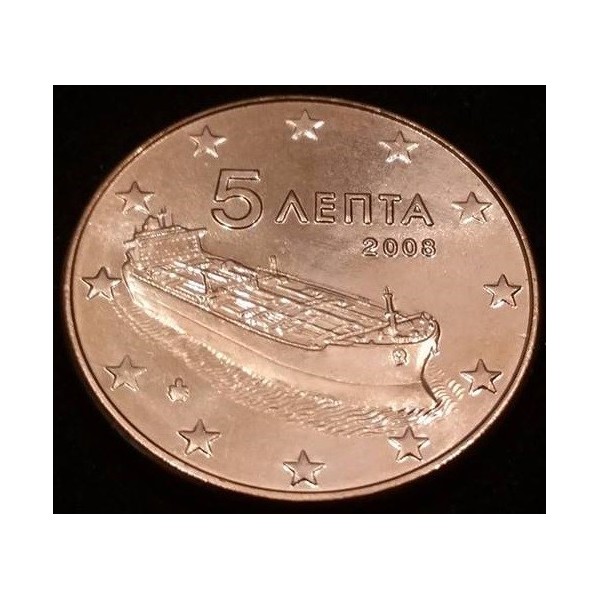 Pièce de 5 centimes d'Euro Grèce