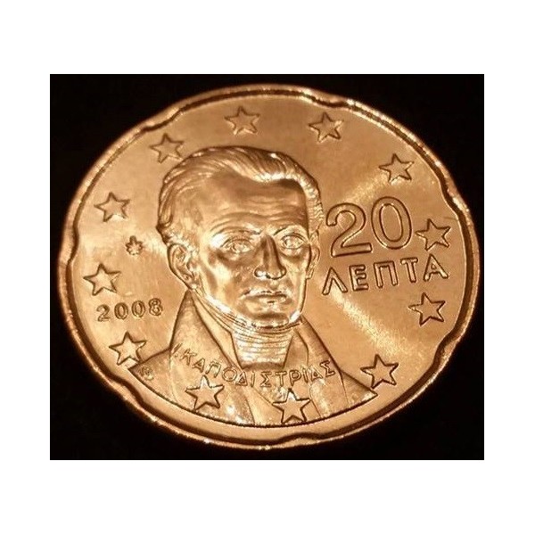 Pièce de 20 centimes d'Euro Grèce