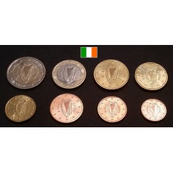 Série d'Euro d' Irlande pièce de monnaie euros