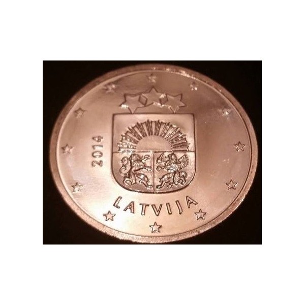 Pièce de 1 centime d'Euro Lettonie