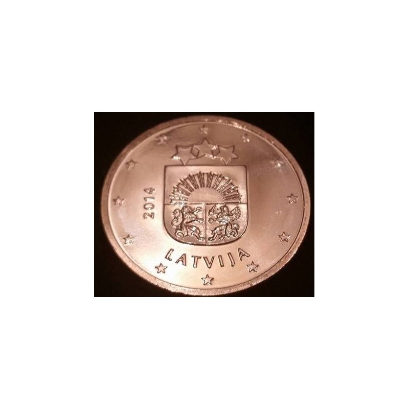 Pièce de 2 centimes d'Euro Lettonie