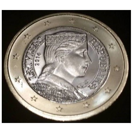 Pièce de 1 'Euro Lettonie