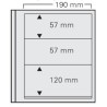 Feuilles Spécial-dual 621, 3 compartiments