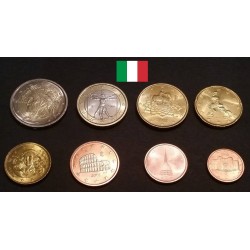 Série d'Euro d' Italie piece de monnaie