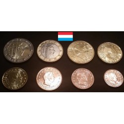 Série d'Euro du Luxembourg piece de monnaie