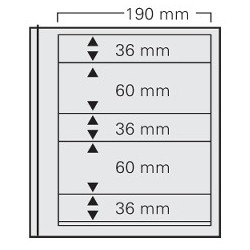 Feuilles Spécial-dual 665, 5 compartiments