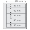 Feuilles Spécial-dual 665, 5 compartiments