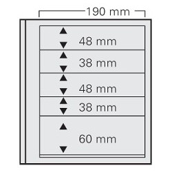 Feuilles Spécial-dual 605, 5 compartiments