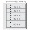 Feuilles Spécial-dual 605, 5 compartiments