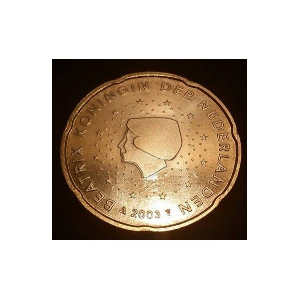 Pièce de 20 centimes d'Euro Pays-Bas