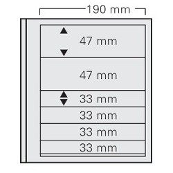 Feuilles Spécial-dual 662, 6 compartiments