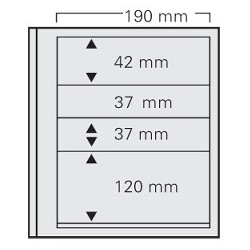 Feuilles Spécial-dual 663, 4 compartiments