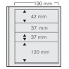 Feuilles Spécial-dual 663, 4 compartiments