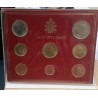 Coffret BU Vatican 2004 Jean Paul II pièces de monnaie