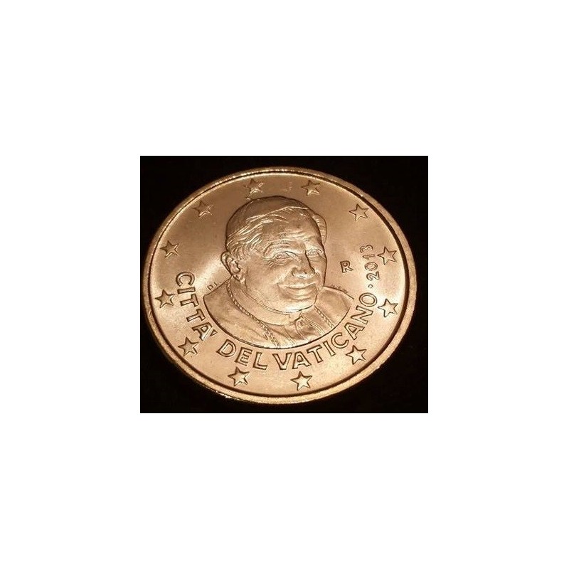 Pièce 50 centimes d'euro Vatican 2013 Benoit XVI
