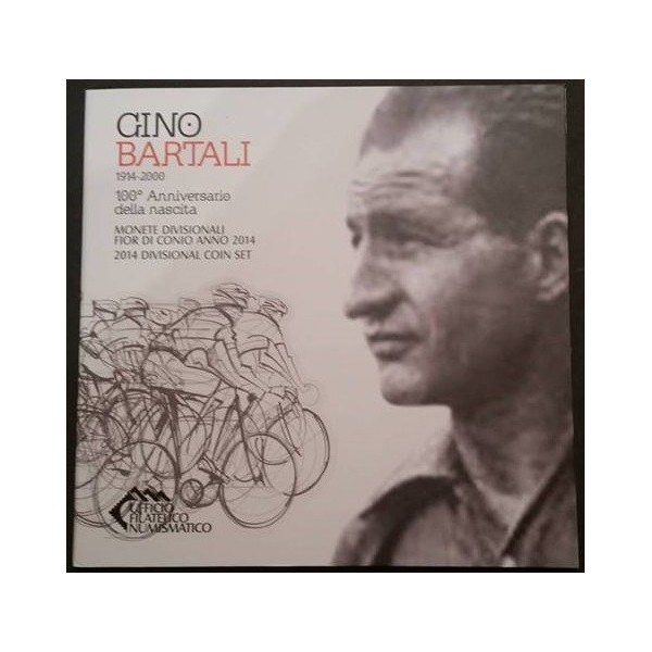 Coffret BU Saint-Marin 2014 Gino Bartali euro