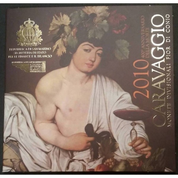 Coffret BU Saint-Marin 2010 le caravage