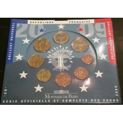 Coffret BU France 2009  piece de monnaie euro