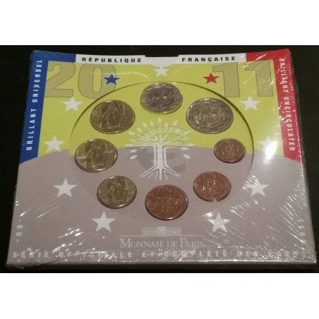 Coffret BU France 2011  pièces de monnaies Euros