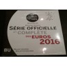 Coffret BU France 2016  pièces de monnaies Euros