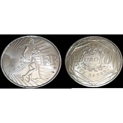 Pièce 10 euros France 2009 Semeuse Argent