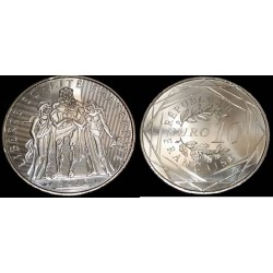 Pièce 10 euros France 2012 Hercule Argent