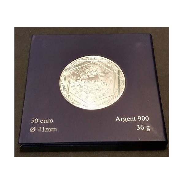 Pièce 50 euros France 2010 Semeuse Argent
