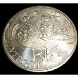 Pièce 10 euros 2012 Auvergne série des régions, Vercingétorix