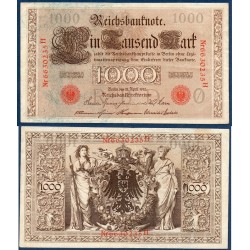 Allemagne Pick N°44b, Billet de banque de 1000 Mark 1910