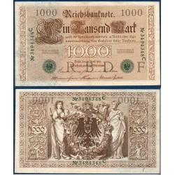 Allemagne Pick N°45b, Billet de banque de 1000 Mark 1910