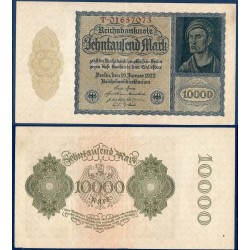 Allemagne Pick N°72, Billet de banque de 10000 Mark 1922