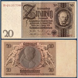 Allemagne Pick N°181a, Billet de banque de 20 Mark 1929