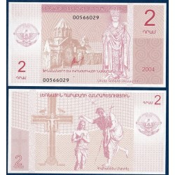 Arménie Pick N°901, Billet de banque de 2 Dram 2004 Nagorno-Karabakh